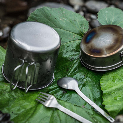 Titanium Fork & Spoon Set