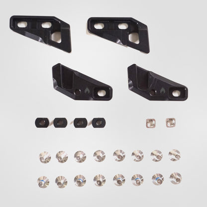 Fixie Clips, Through-Mount, Black
