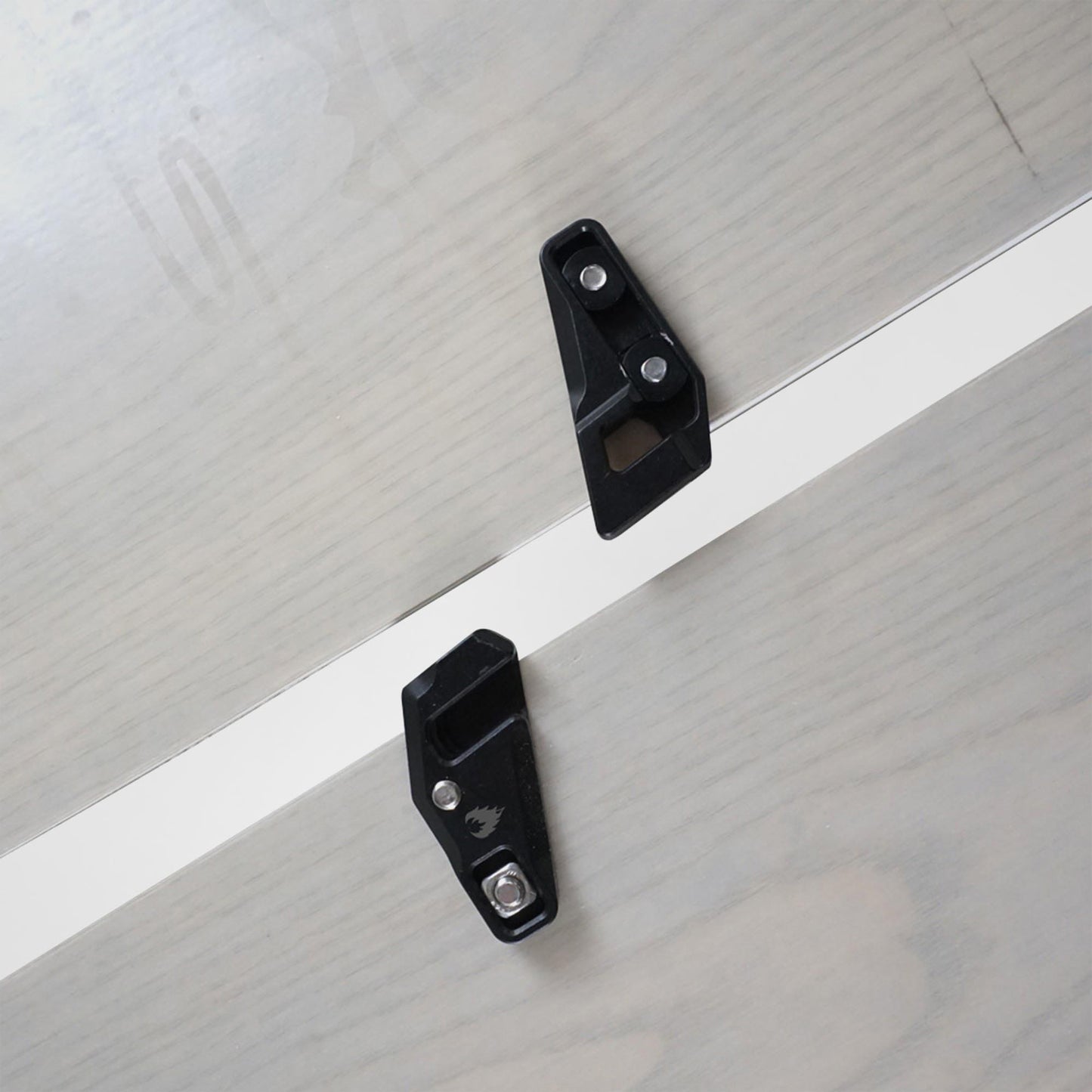 Fixie Clips, Through-Mount, Black