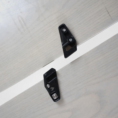 Fixie Clips, Through-Mount, Black