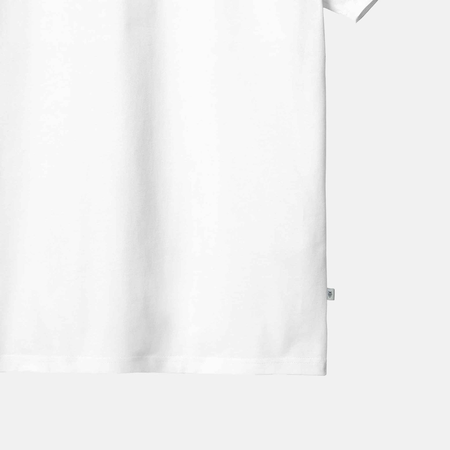 En kraftigare vanlig T-Shirt | Vit