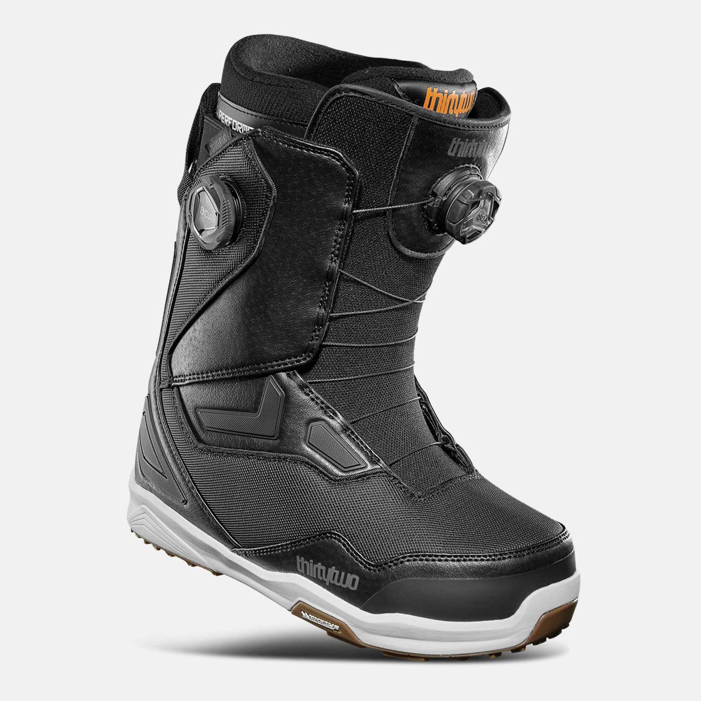 TM-2 Double Boa | Black/White/Gum