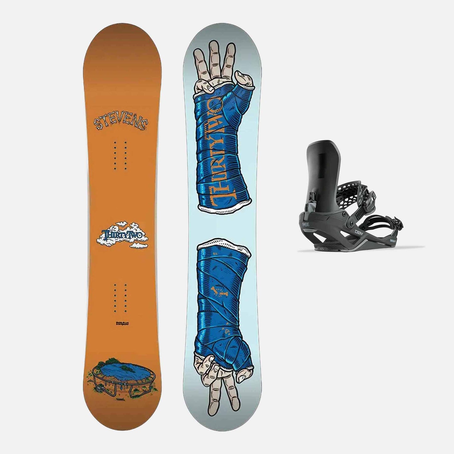 Middle Earth Pro Steven's LTD Black Snowboardpaket
