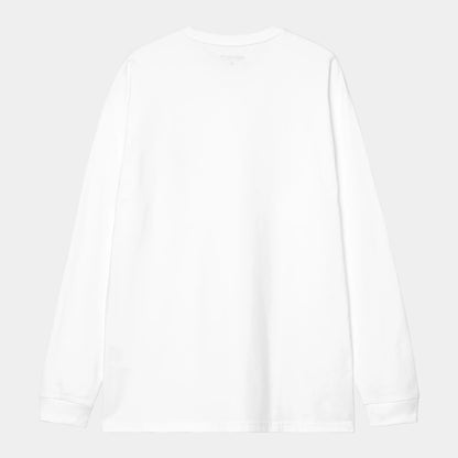 L/S Chase T-Shirt | White / Gold