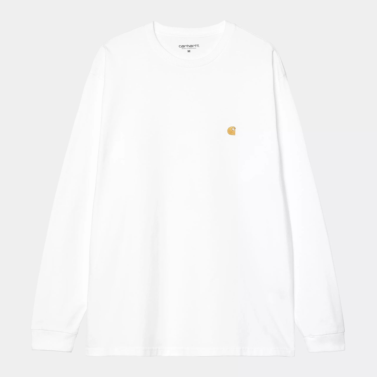L/S Chase T-Shirt | White / Gold