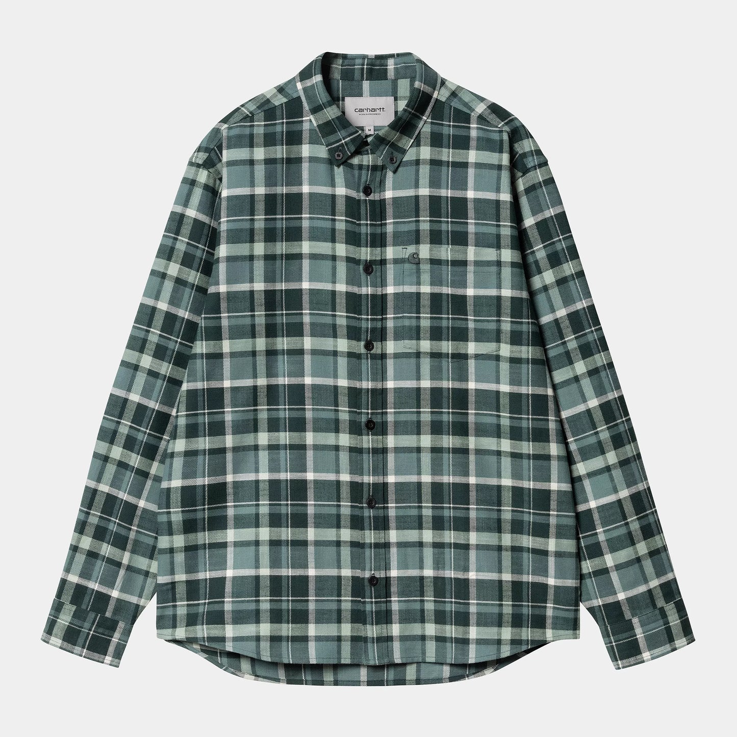 L/S Fendrick Shirt | Fendrick Check, Deep Lagoon