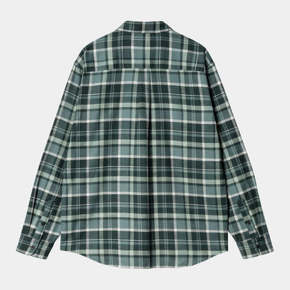 L/S Fendrick Shirt | Fendrick Check, Deep Lagoon