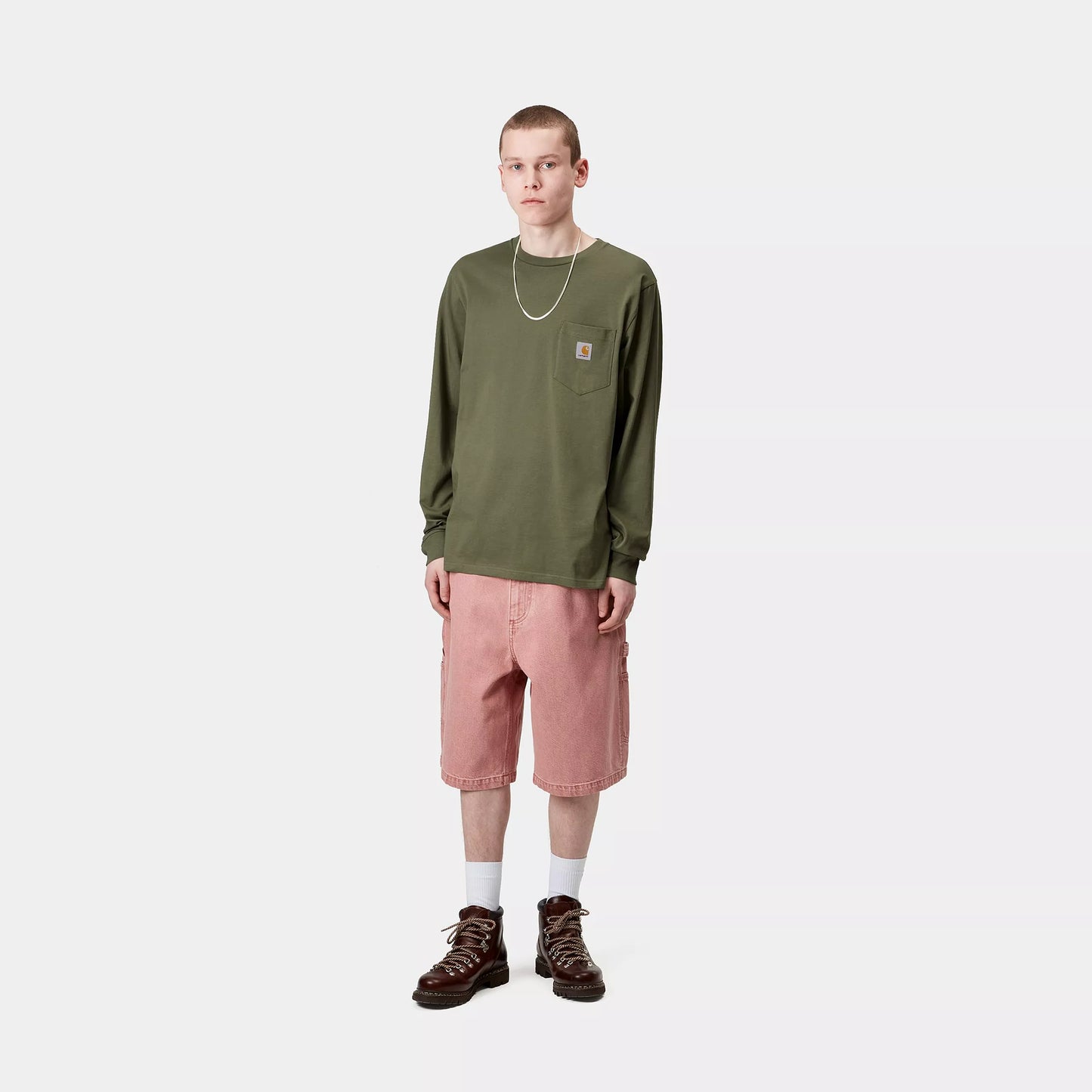 L/S Pocket T-Shirt | Dollar Green