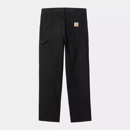 Single Knee Pant | Black rinsed