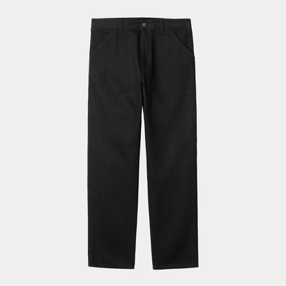 Single Knee Pant | Black rinsed