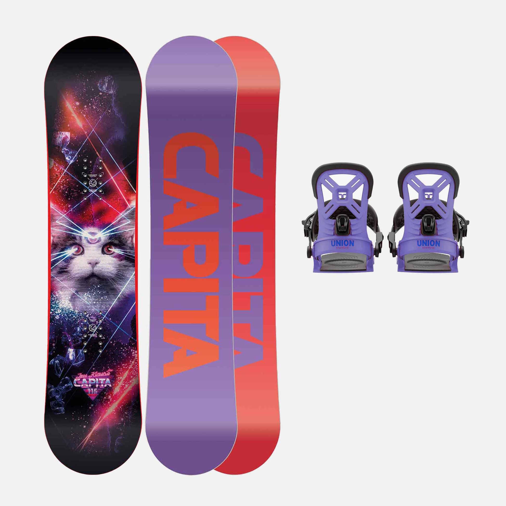 Capita Jess Kimura Mini Snowboard Package–
